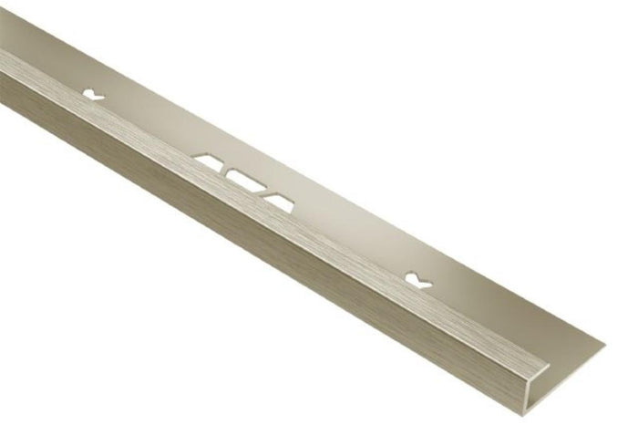 VINPRO-S 3/16" Aluminum Edge Trim, Brushed Nickel