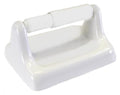 White Ceramic Toilet Paper Holder 5x6