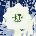 White Linen Cocktail Napkins