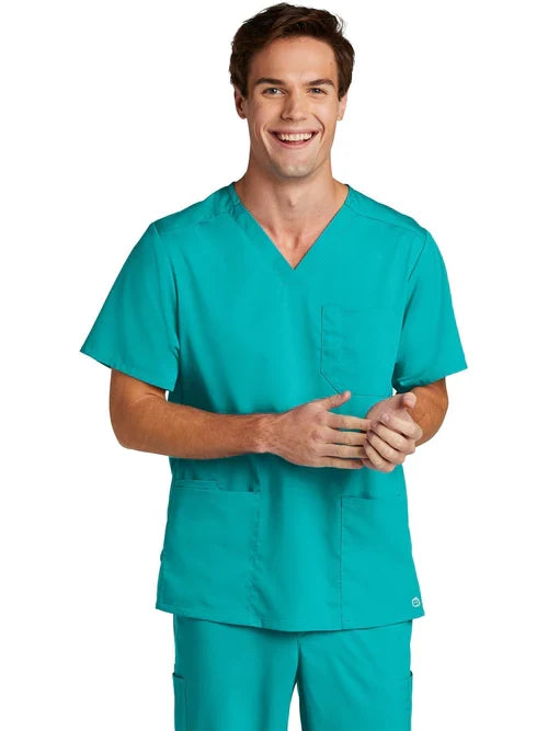 WonderWink Men's Premiere Flex V-Neck Top
