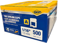 Xtreme LASH 1/16" Tile Leveling Clips 500-Pack