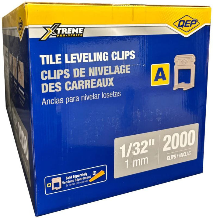 Xtreme LASH 1/32" Tile Leveling Clips 2000-Pack