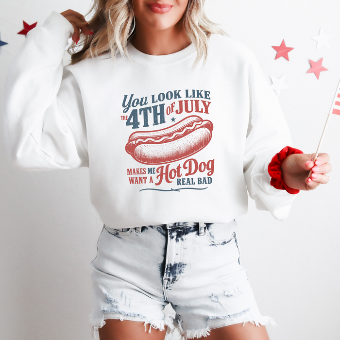 You Look like the 4th of July Funny Graphic Sweatshirt