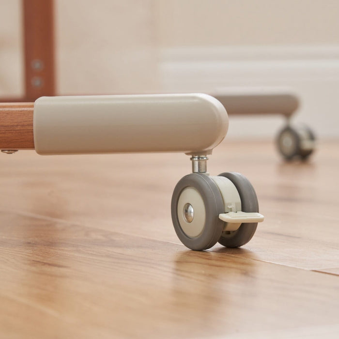 Zizee crib wheels for effortless room-to-room transitions