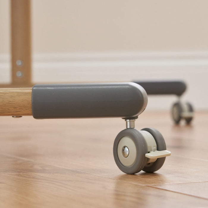 Zizee crib wheels for effortless room-to-room transitions